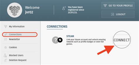 RelicLink Account.